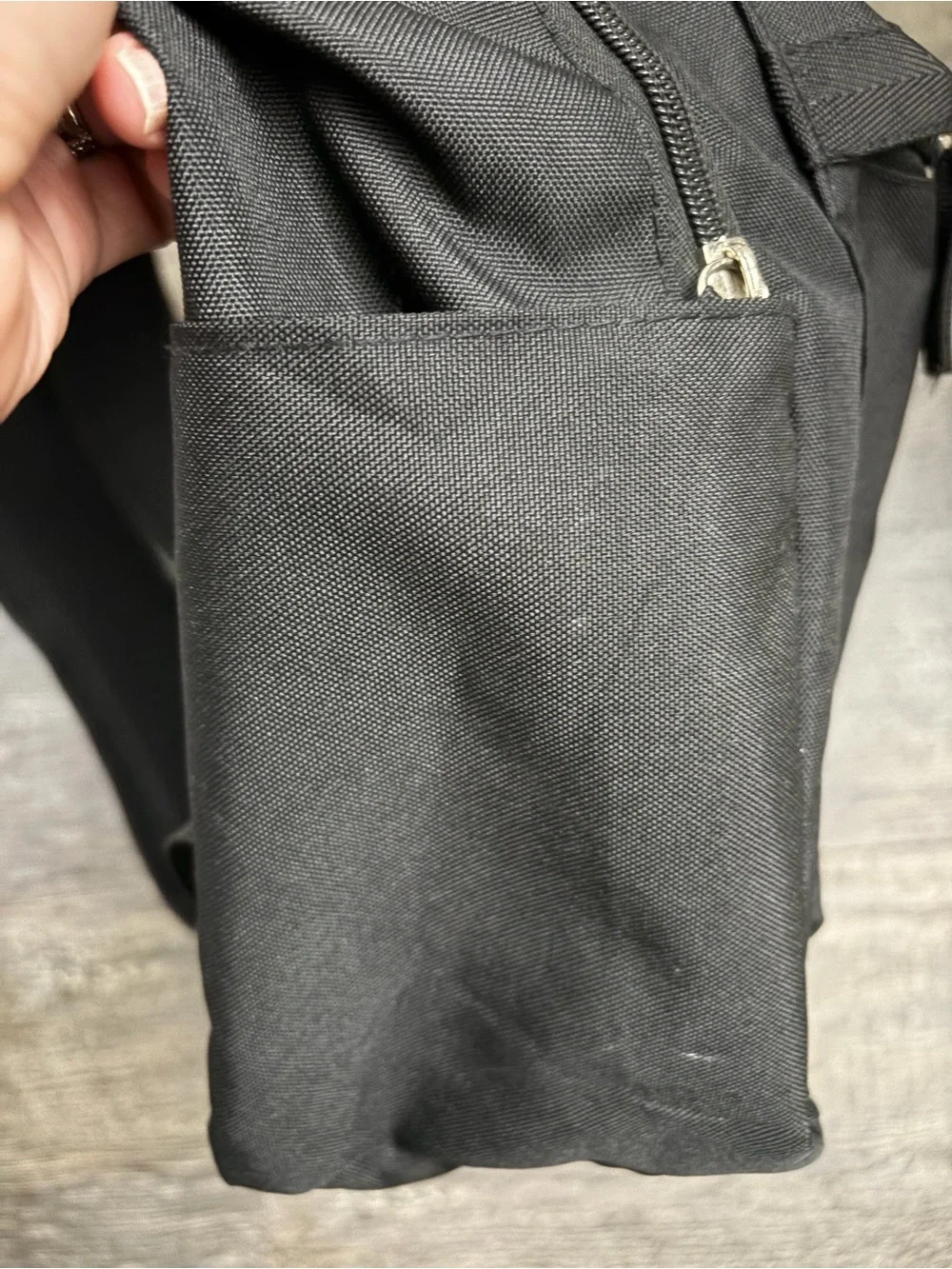Nike Black Backpack with White Swoosh Logo
